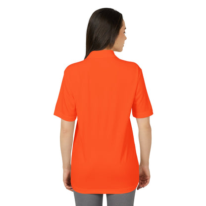 Unisex Performance Polo with Stylish Crest Design, Athletic Shirt for Sports & Everyday Wear, Perfect for Casual Outings, Gifts for Him, Her