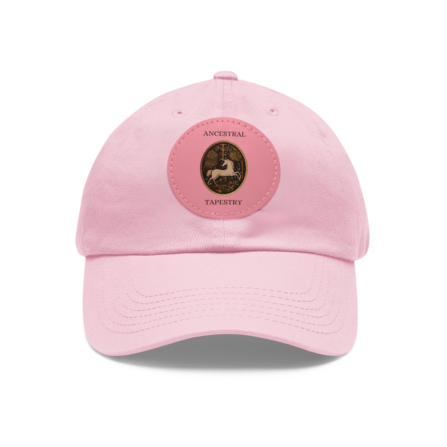 Ancestral Tapestry Vintage Leather Patch Hat