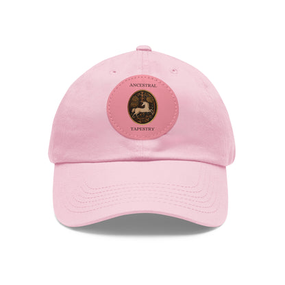 Ancestral Tapestry Vintage Leather Patch Hat