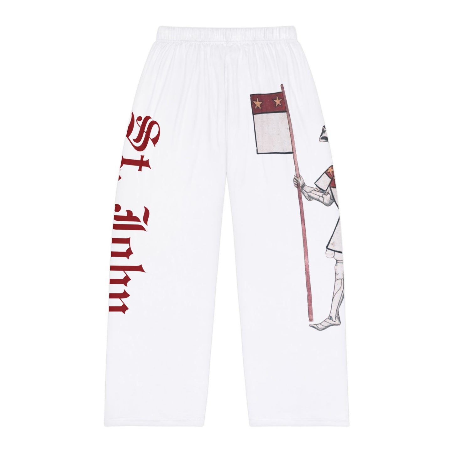 Sir John St. John, Knight-Themed Men's Pajama Pants, Cozy Sleepwear for Men, Perfect for Relaxing Nights, Gift for Father's Day, Pajama Day