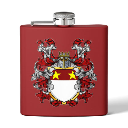St. John Heraldry Stainless Steel Flask, 6oz