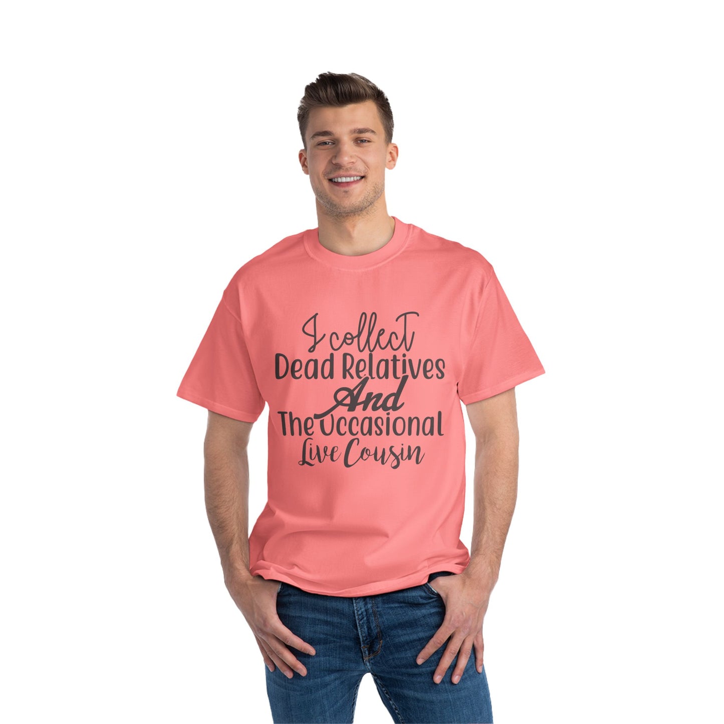 I Collect Dead Relatives and the Occasional Live Cousin St. John Heraldry T-Shirt