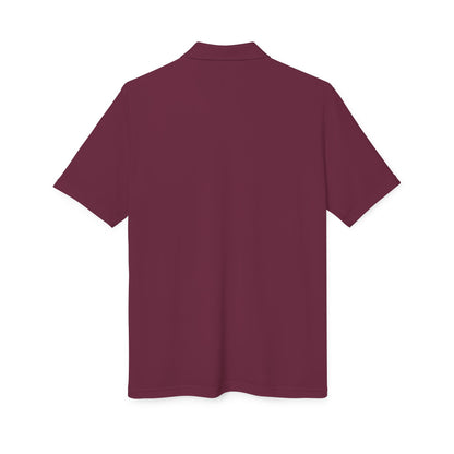 Unisex Performance Polo with Stylish Crest Design, Athletic Shirt for Sports & Everyday Wear, Perfect for Casual Outings, Gifts for Him, Her