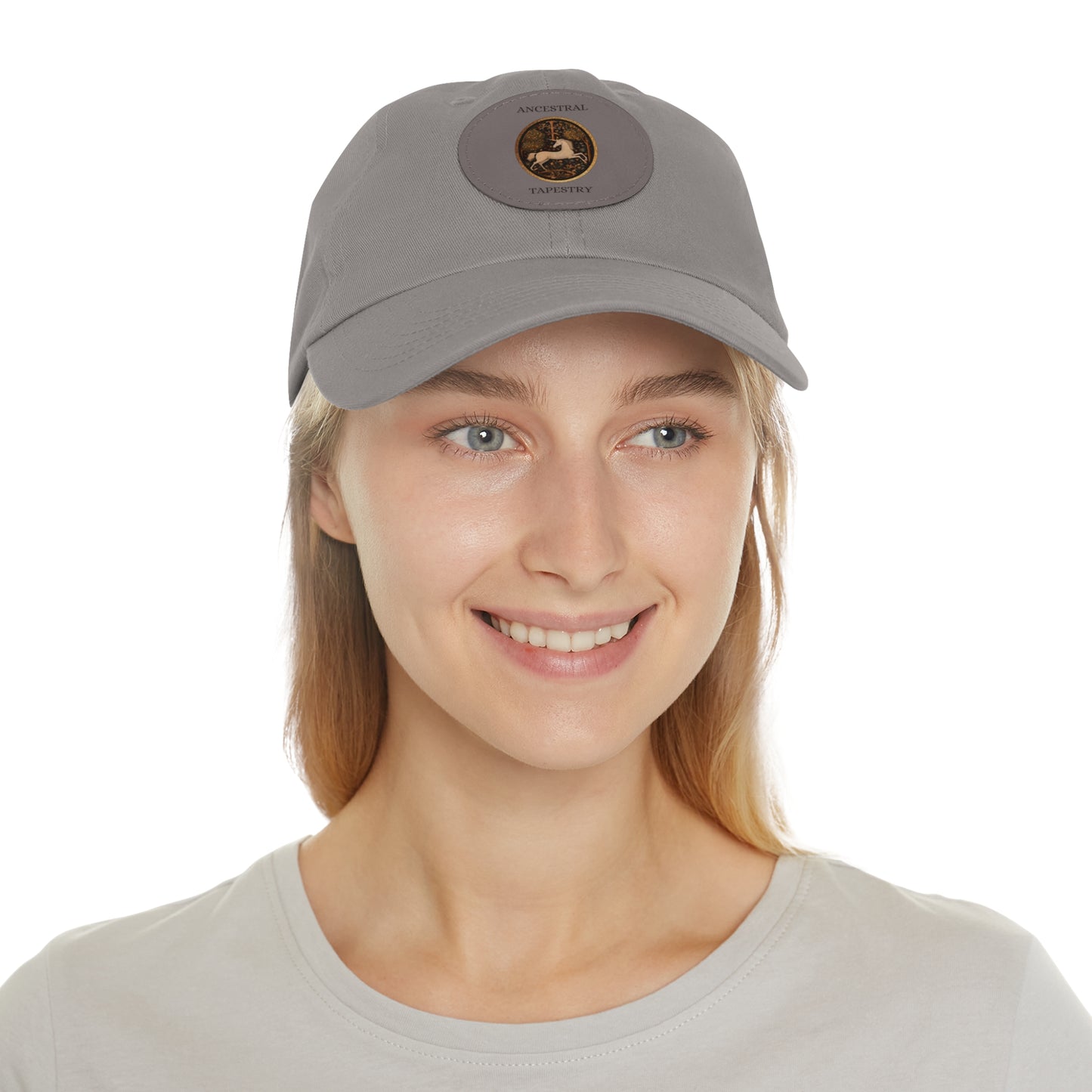 Ancestral Tapestry Vintage Leather Patch Hat