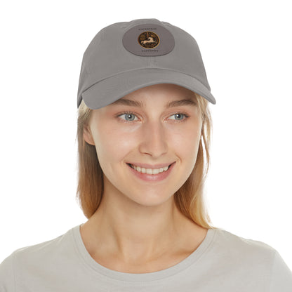 Ancestral Tapestry Vintage Leather Patch Hat