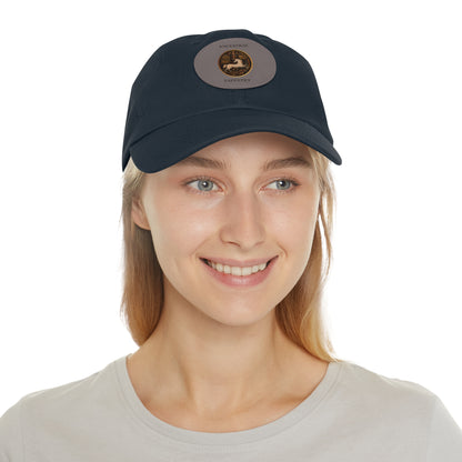 Ancestral Tapestry Vintage Leather Patch Hat