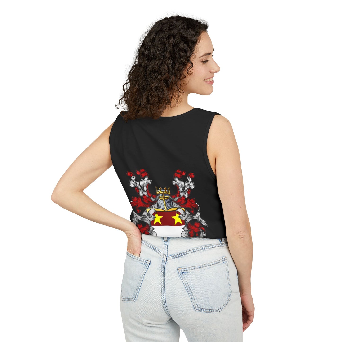 Love Floral Unisex Tank Top, Gift, Summer Apparel, Valentine's Day, Relaxed Fit, Casual Wear, Personalized Style