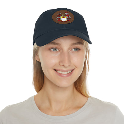 St. John Heraldry Hat with Leather Patch (Round)