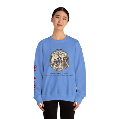 Crewneck Sweatshirt — "We the People: 250 Years of Freedom" Patriotic Graphic