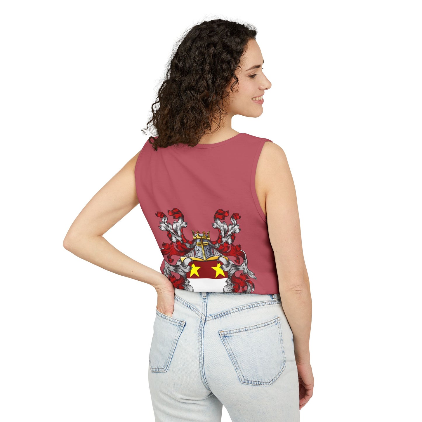 Love Floral Unisex Tank Top, Gift, Summer Apparel, Valentine's Day, Relaxed Fit, Casual Wear, Personalized Style