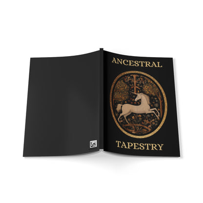 Ancestral Tapestry Unicorn Notebook — A5 Softcover Journal