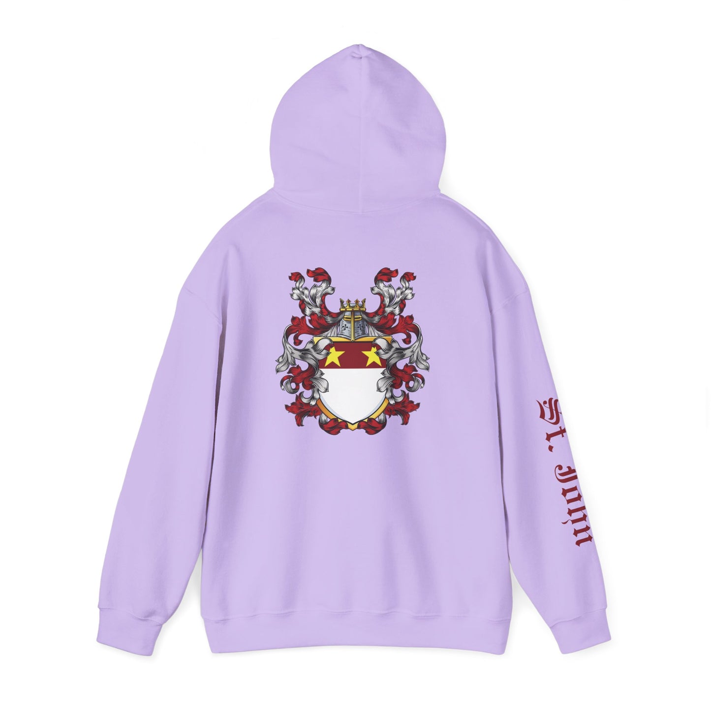 Eat. Sleep. Genealogy. Repeat. w/ St. John Heraldry Unisex Hoodie