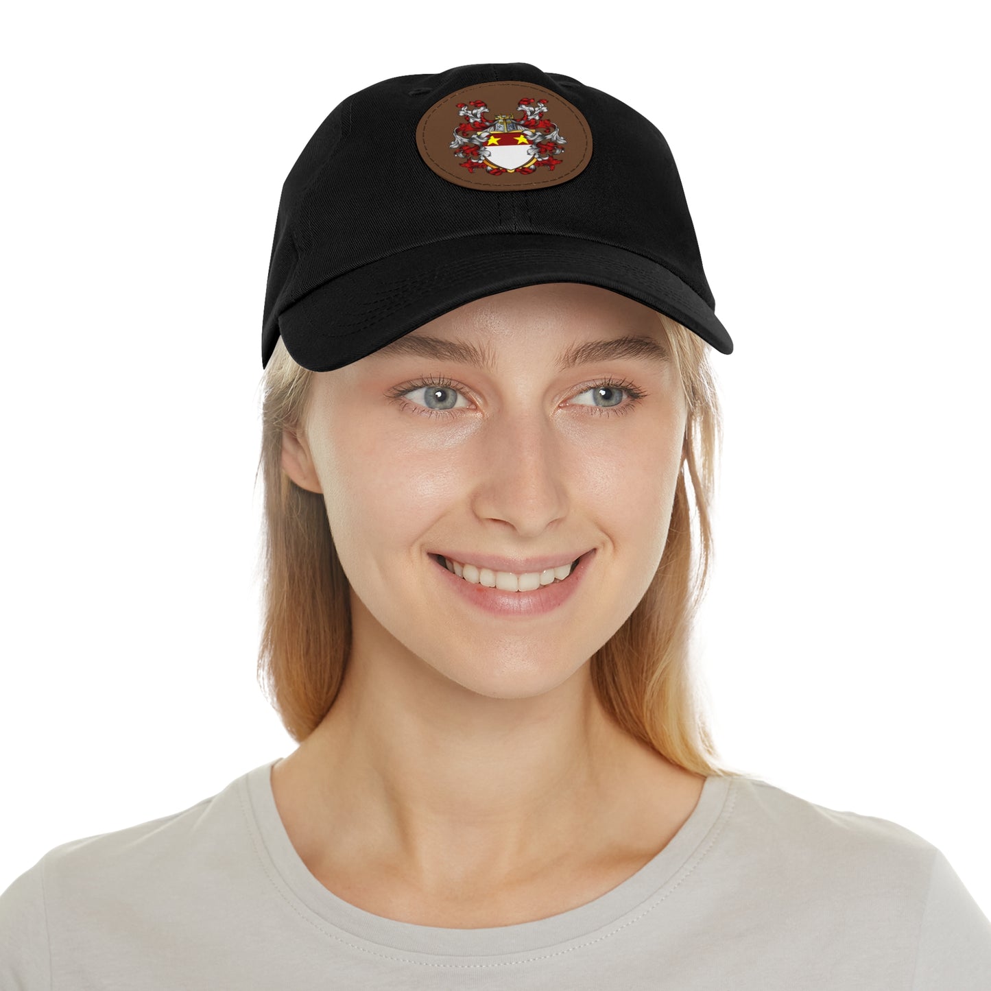 St. John Heraldry Hat with Leather Patch (Round)
