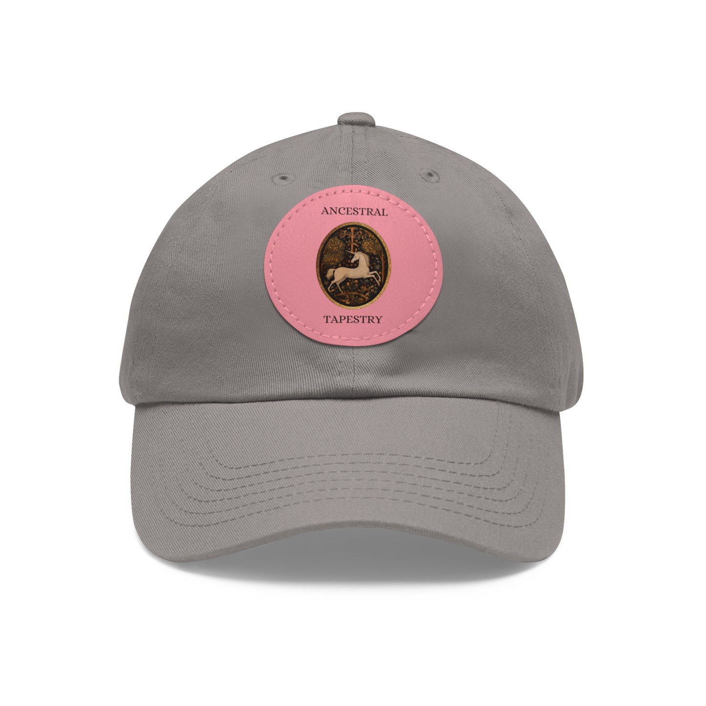 Ancestral Tapestry Vintage Leather Patch Hat