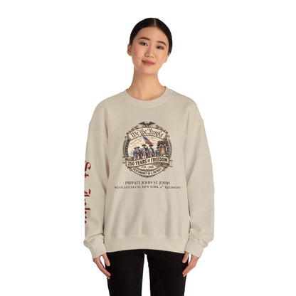 Crewneck Sweatshirt — "We the People: 250 Years of Freedom" Patriotic Graphic