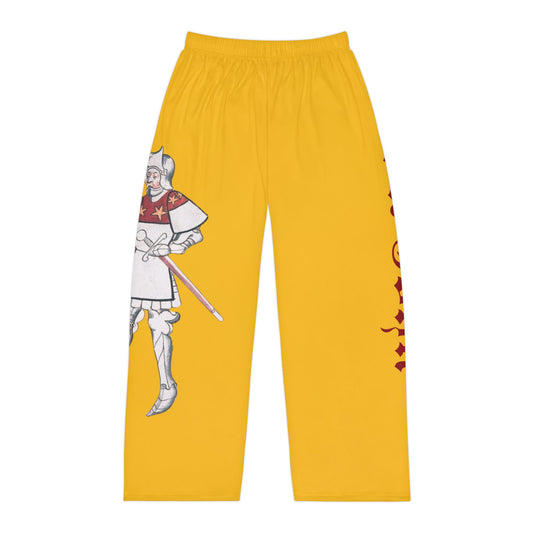 Sir John St. John, Knight-Themed Men's Pajama Pants, Cozy Sleepwear for Men, Perfect for Relaxing Nights, Gift for Father's Day, Pajama Day