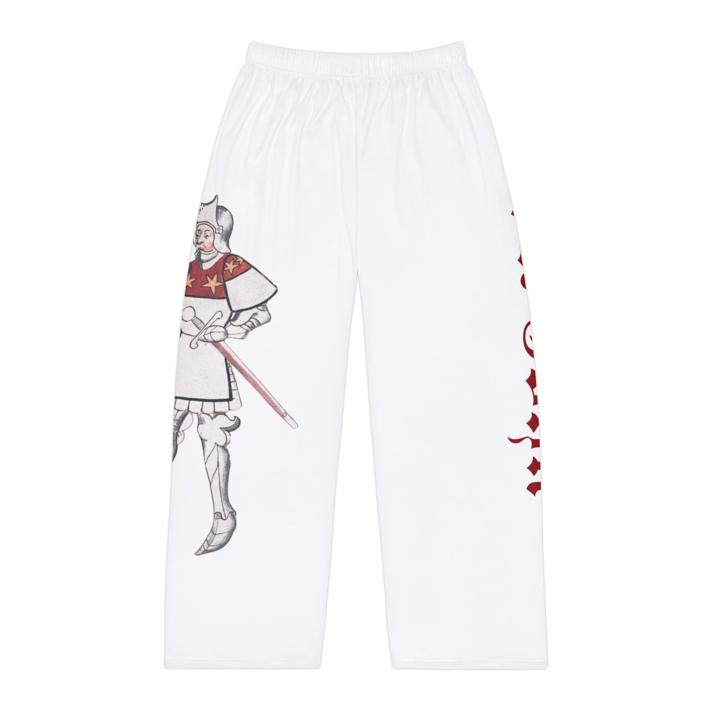 Sir John St. John, Knight-Themed Men's Pajama Pants, Cozy Sleepwear for Men, Perfect for Relaxing Nights, Gift for Father's Day, Pajama Day