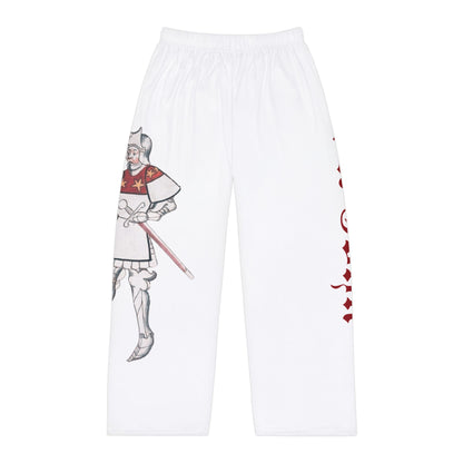 Sir John St. John, Knight-Themed Men's Pajama Pants, Cozy Sleepwear for Men, Perfect for Relaxing Nights, Gift for Father's Day, Pajama Day