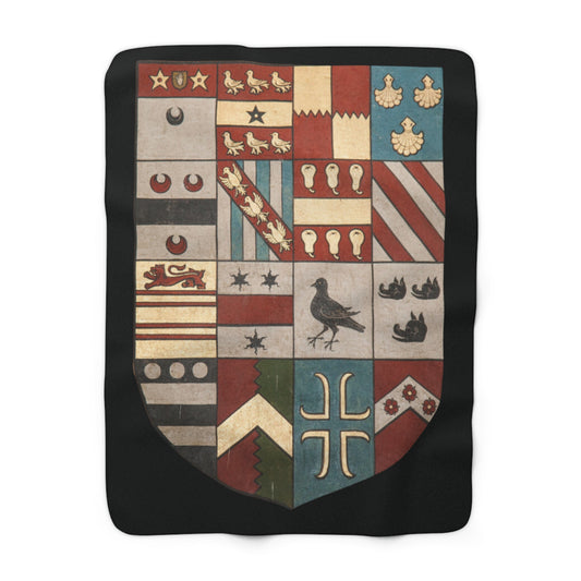 John de Port-St. John & Anne Leighton  Sherpa Fleece Blanket