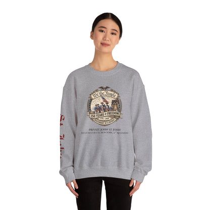 Crewneck Sweatshirt — "We the People: 250 Years of Freedom" Patriotic Graphic