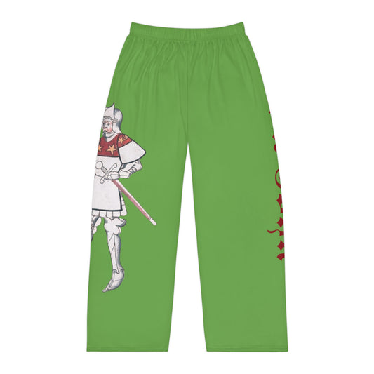 Sir John St. John, Knight-Themed Men's Pajama Pants, Cozy Sleepwear for Men, Perfect for Relaxing Nights, Gift for Father's Day, Pajama Day