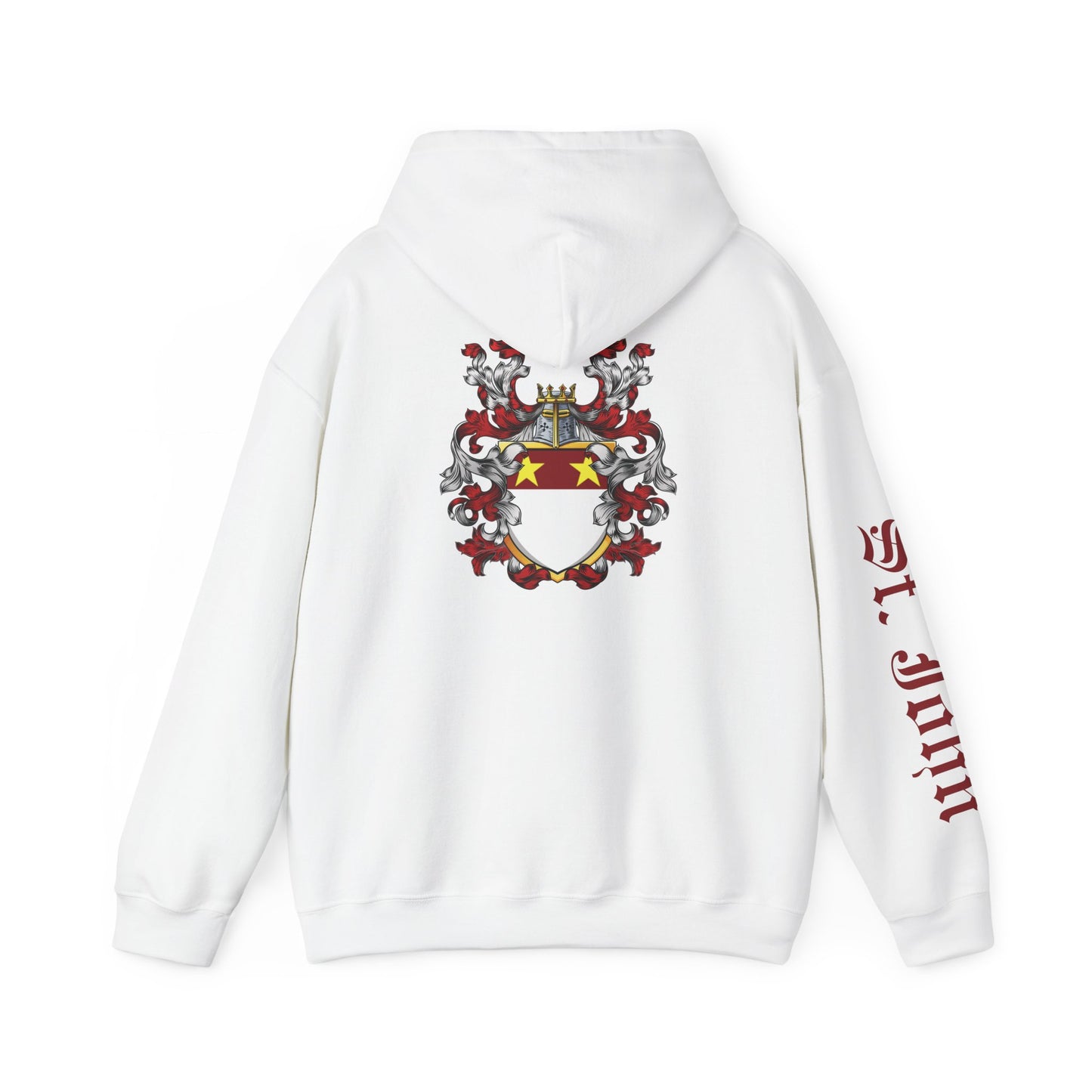 Making History for 970 years Hoodie with St. John Heraldry & St. John on the sleeve