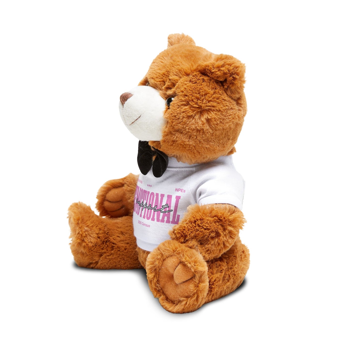 Emotional Support Teddy Bear Plush, Gifts for Kids, Cute Stuffed Animal, Birthday Present, Nursery Decoration, Comfort Toy