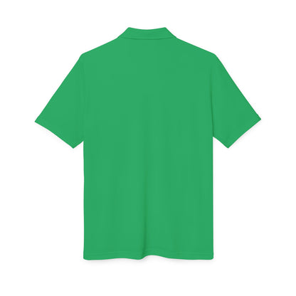 Unisex Performance Polo with Stylish Crest Design, Athletic Shirt for Sports & Everyday Wear, Perfect for Casual Outings, Gifts for Him, Her