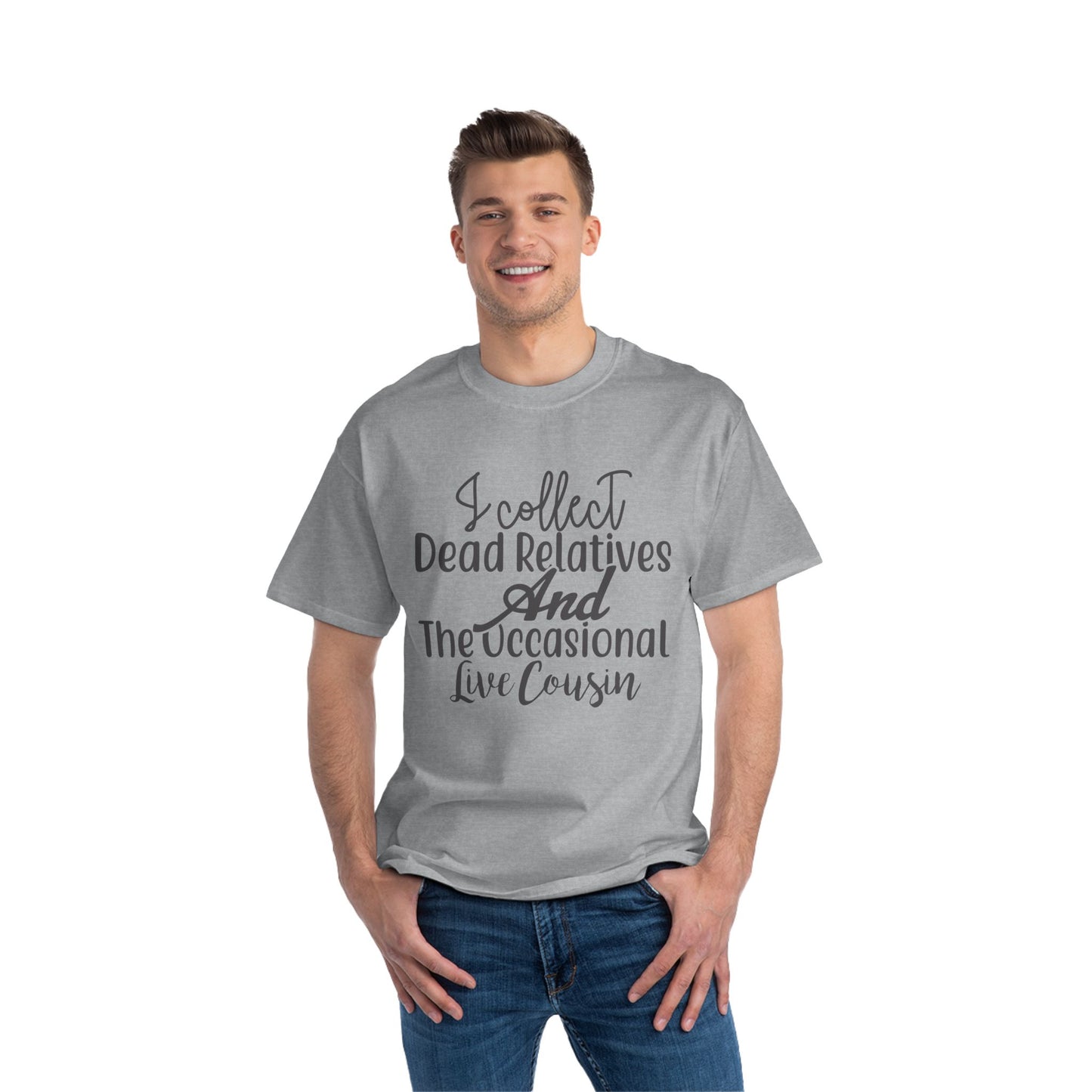 I Collect Dead Relatives and the Occasional Live Cousin St. John Heraldry T-Shirt