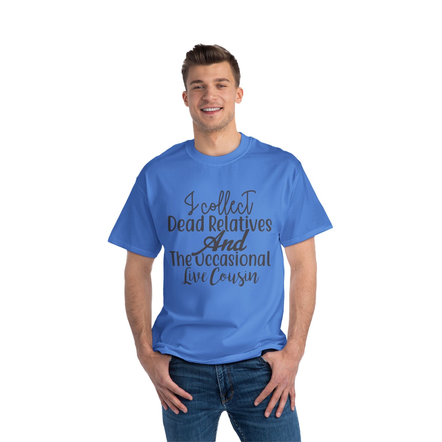 I Collect Dead Relatives and the Occasional Live Cousin St. John Heraldry T-Shirt