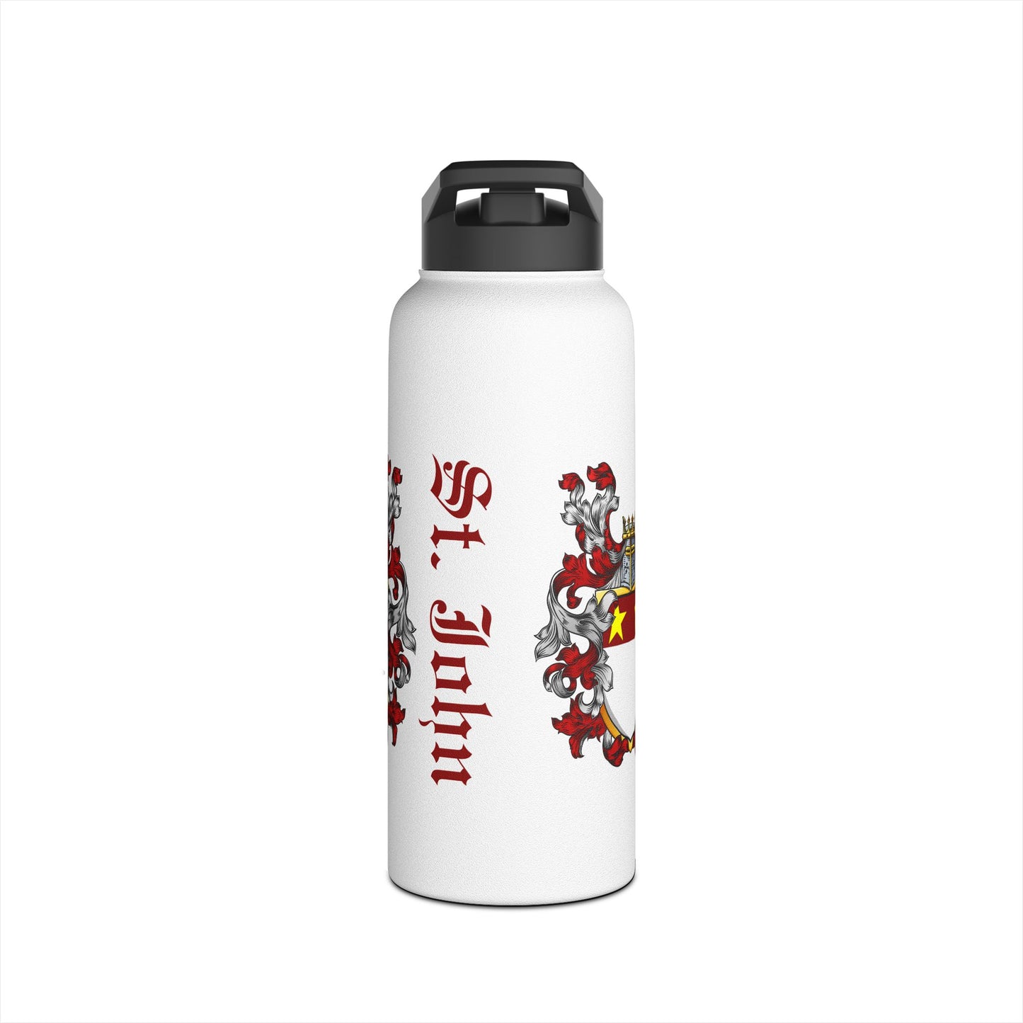 St. John Stainless Steel Water Bottle with Crest Design for St. John, Custom Hydration Gift for Adventurers, Eco-Friendly Travel [...]