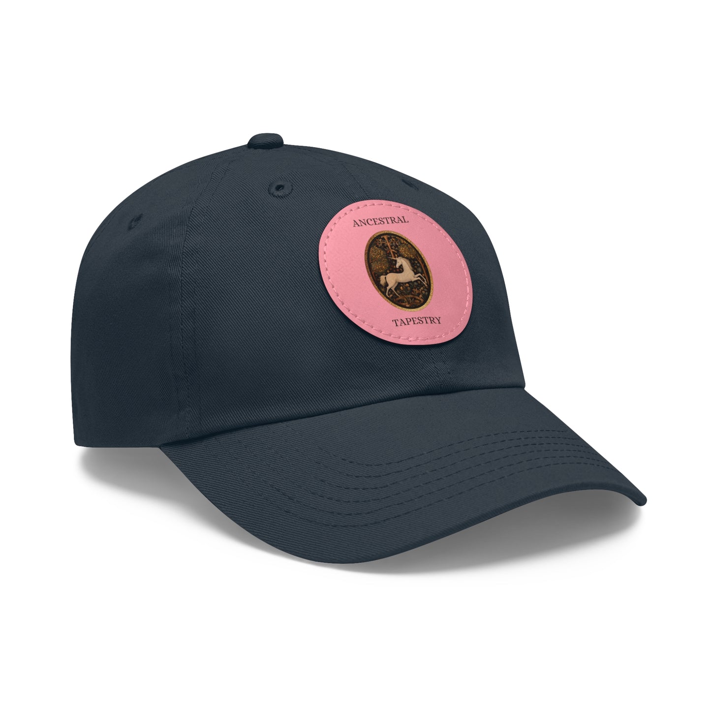 Ancestral Tapestry Vintage Leather Patch Hat