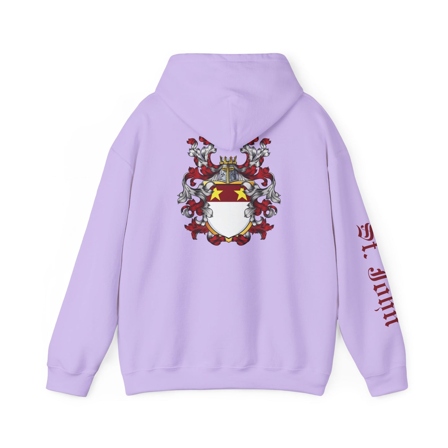 Eat. Sleep. Genealogy. Repeat. w/ St. John Heraldry Unisex Hoodie