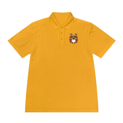 Men's Custom Sport Polo Shirt with Unique Crest Design, Casual Wear, Gift for Dad, Father’s Day, Sports Events, Summer Outing