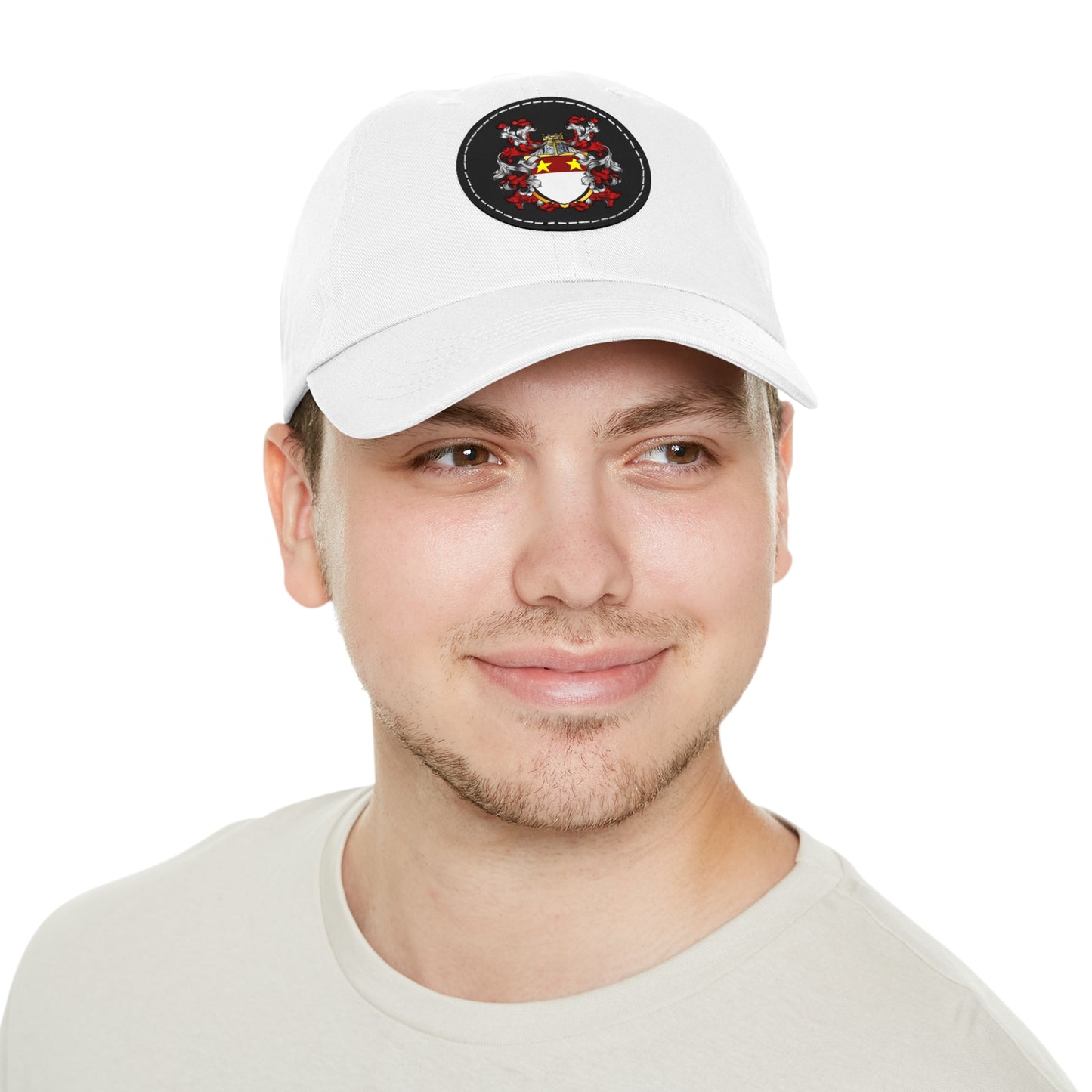 St. John Heraldry Hat with Leather Patch (Round)