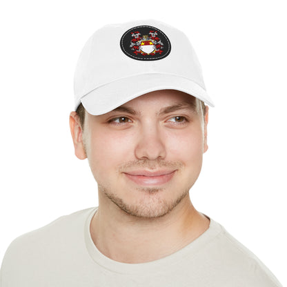 St. John Heraldry Hat with Leather Patch (Round)
