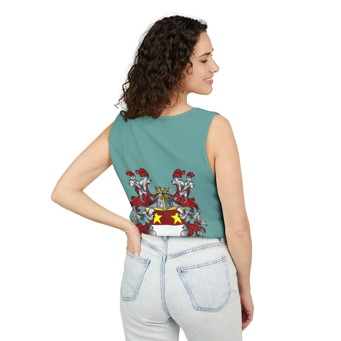 Love Floral Unisex Tank Top, Gift, Summer Apparel, Valentine's Day, Relaxed Fit, Casual Wear, Personalized Style
