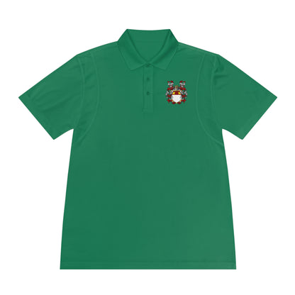 Men's Custom Sport Polo Shirt with Unique Crest Design, Casual Wear, Gift for Dad, Father’s Day, Sports Events, Summer Outing
