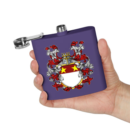 St. John Heraldry Stainless Steel Flask, 6oz