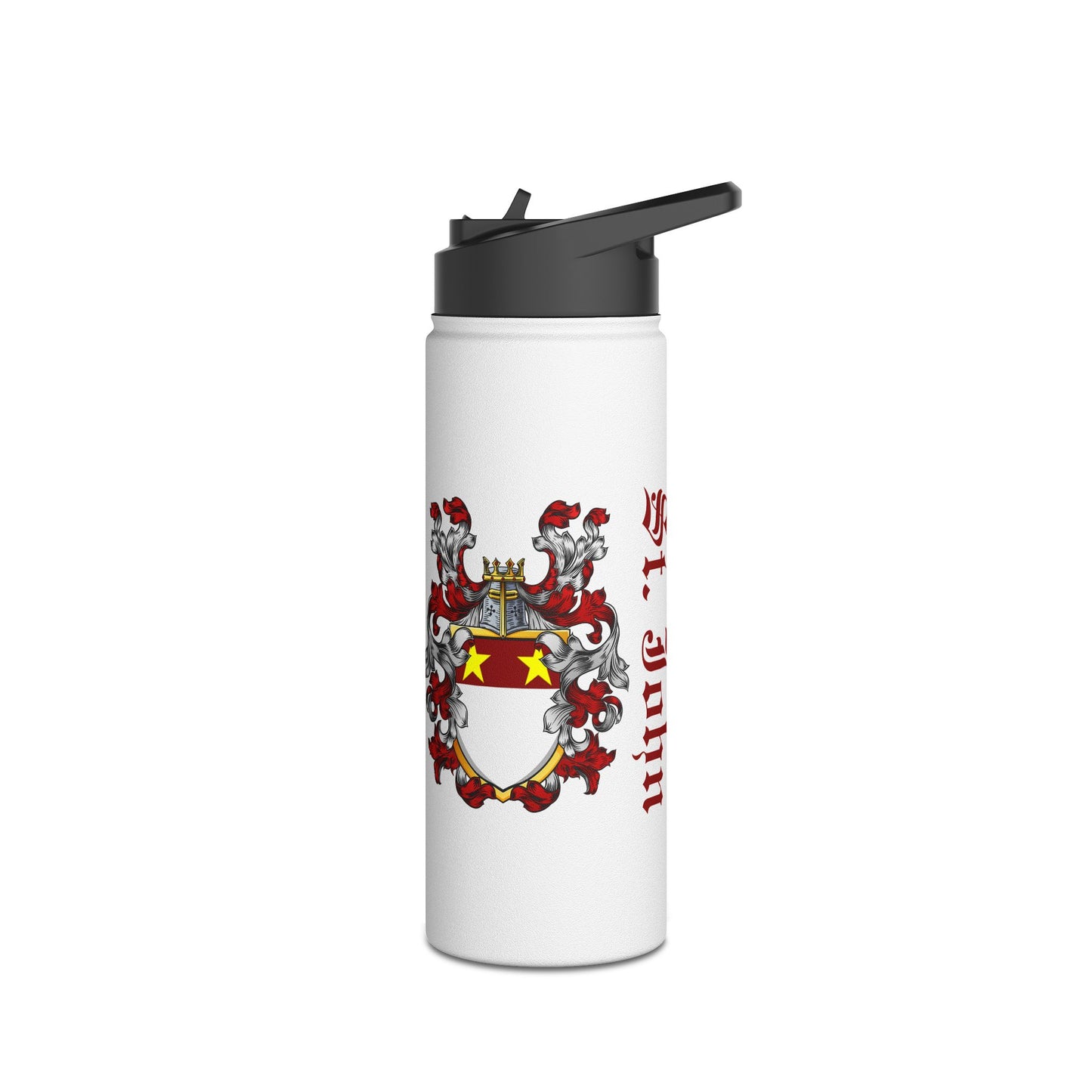 St. John Stainless Steel Water Bottle with Crest Design for St. John, Custom Hydration Gift for Adventurers, Eco-Friendly Travel [...]