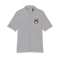Unisex Performance Polo with Stylish Crest Design, Athletic Shirt for Sports & Everyday Wear, Perfect for Casual Outings, Gifts for Him, Her