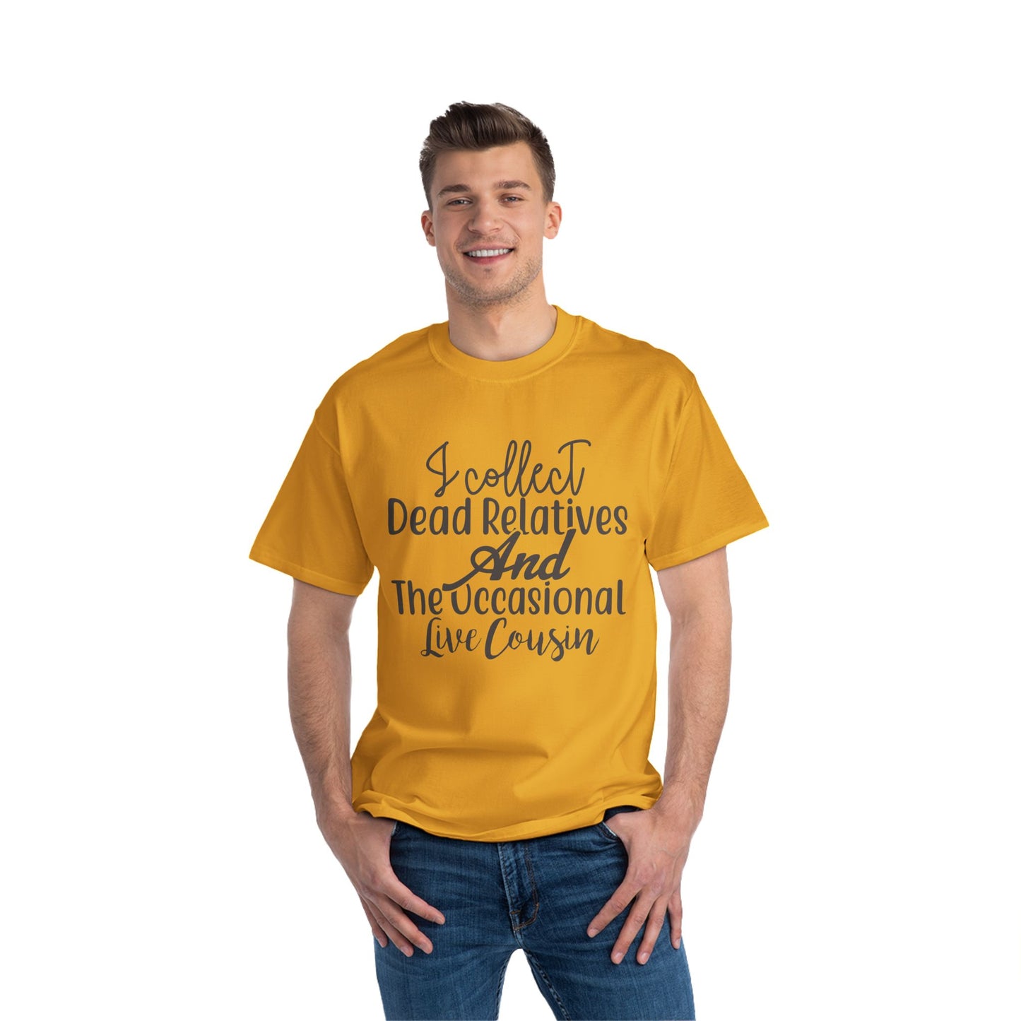 I Collect Dead Relatives and the Occasional Live Cousin St. John Heraldry T-Shirt