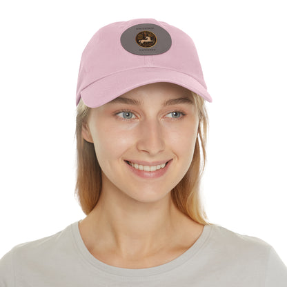 Ancestral Tapestry Vintage Leather Patch Hat