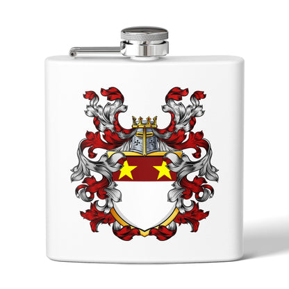 St. John Heraldry Stainless Steel Flask, 6oz