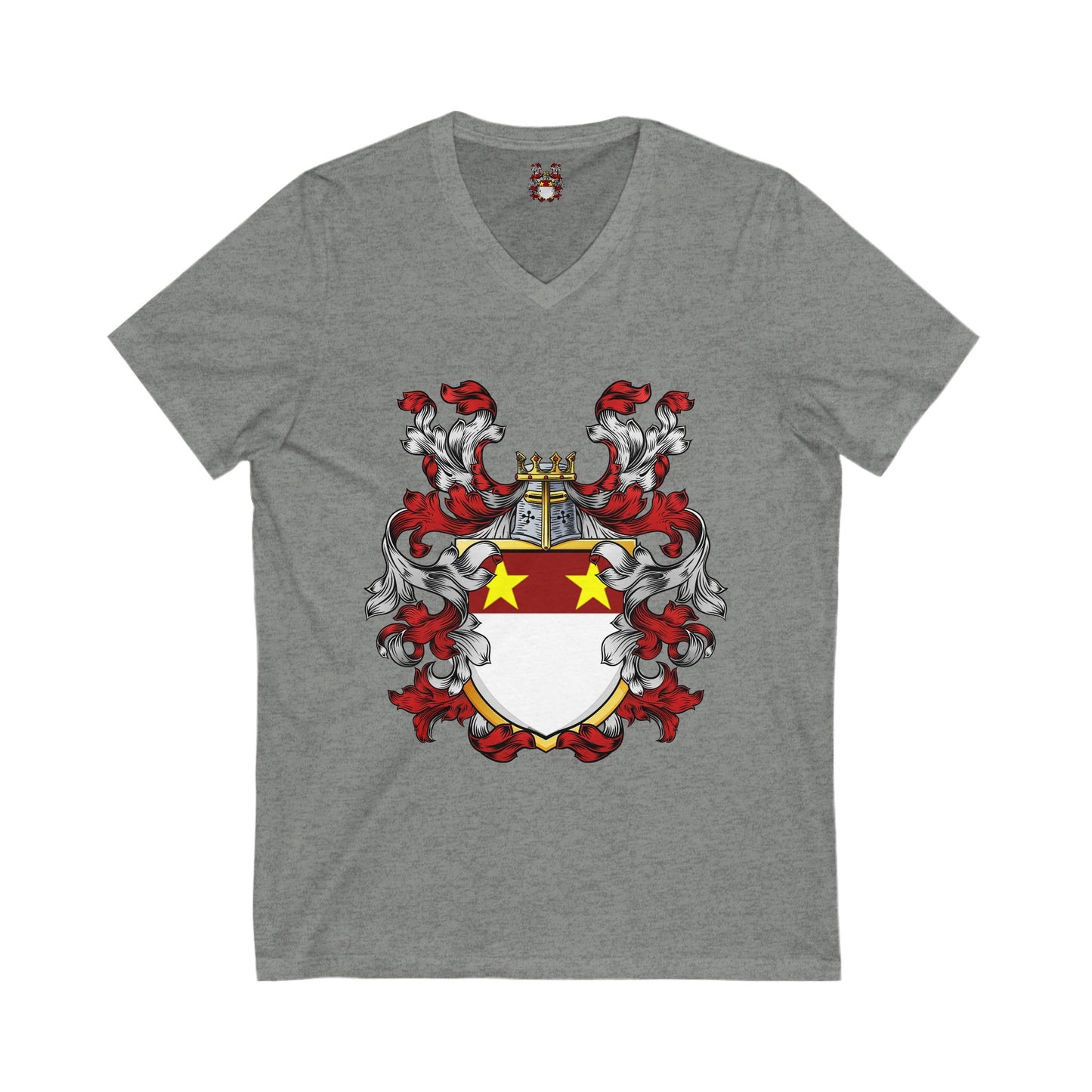 The St. John Genealogy Unisex Jersey Short Sleeve V-Neck Tee
