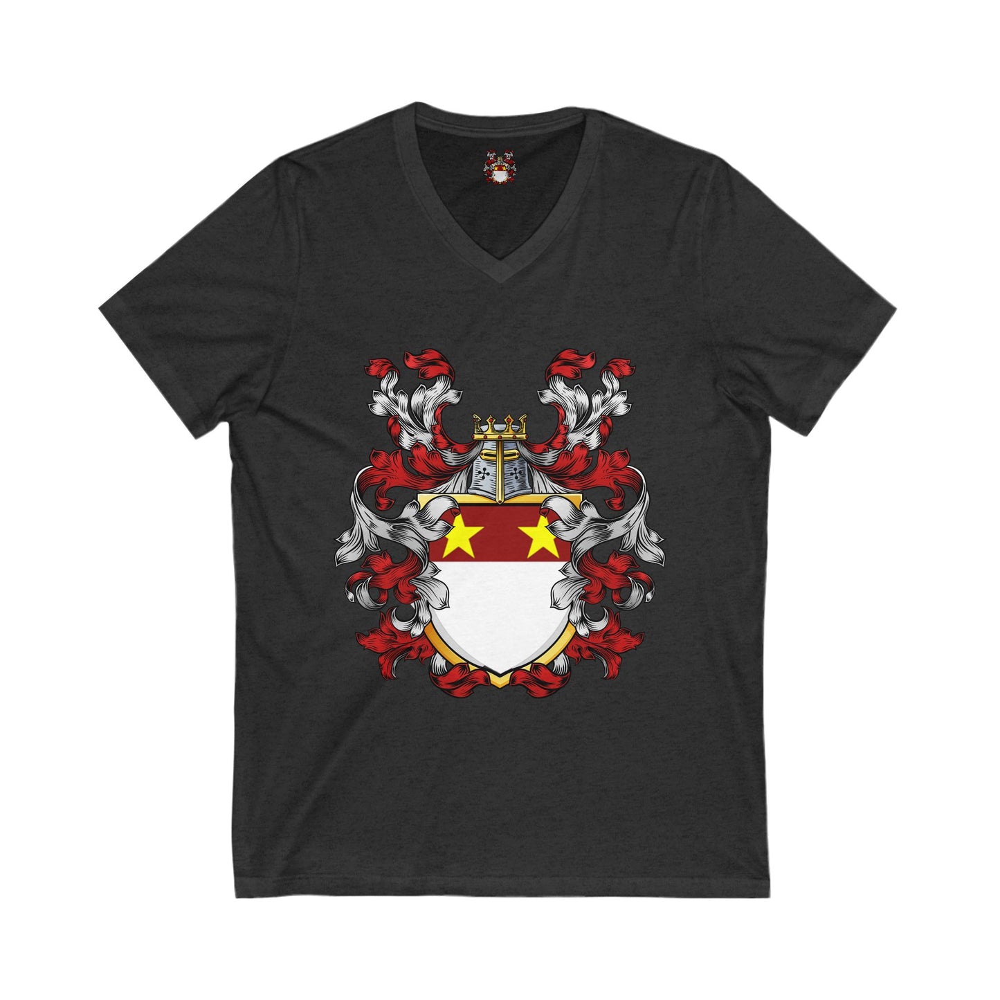 The St. John Genealogy Unisex Jersey Short Sleeve V-Neck Tee