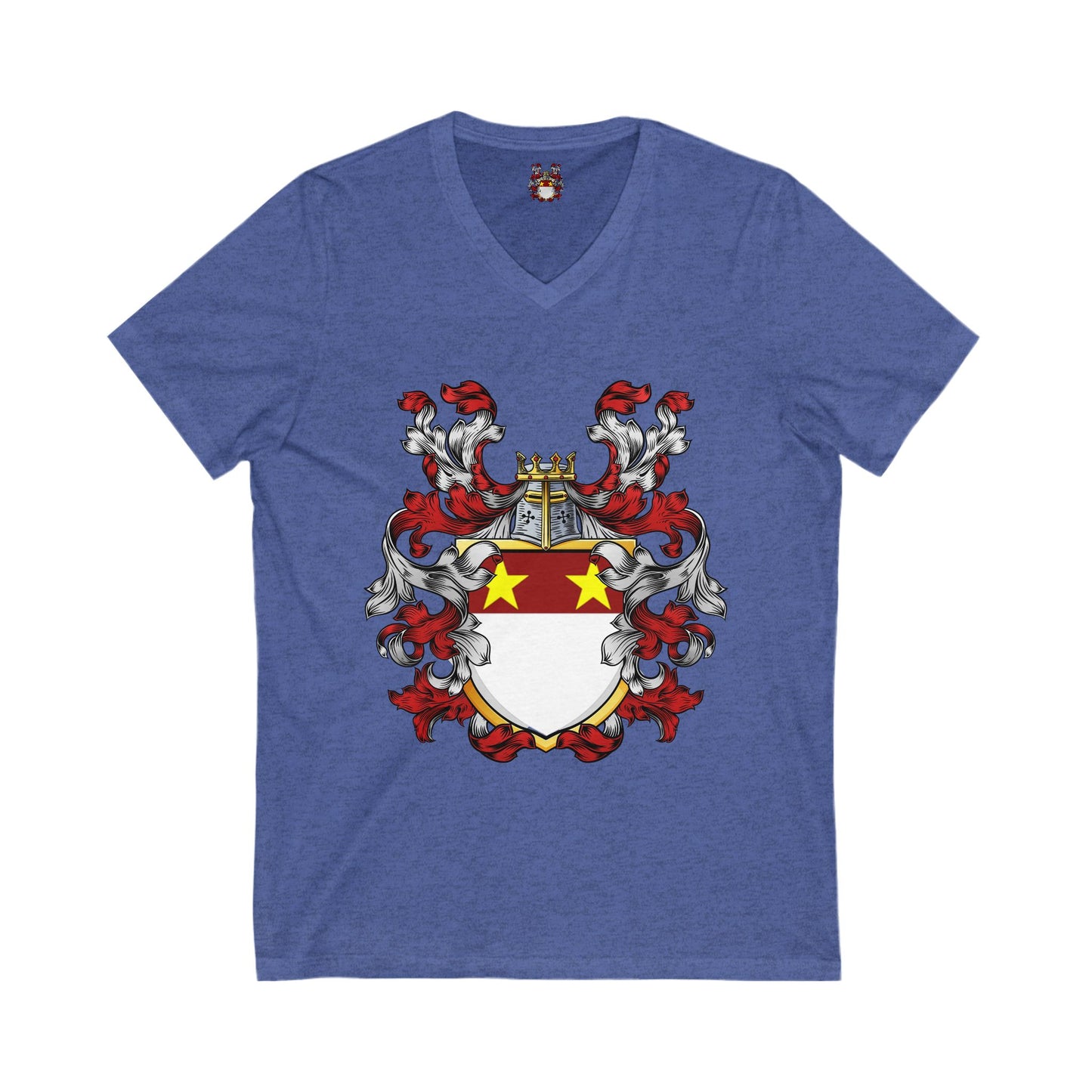 The St. John Genealogy Unisex Jersey Short Sleeve V-Neck Tee
