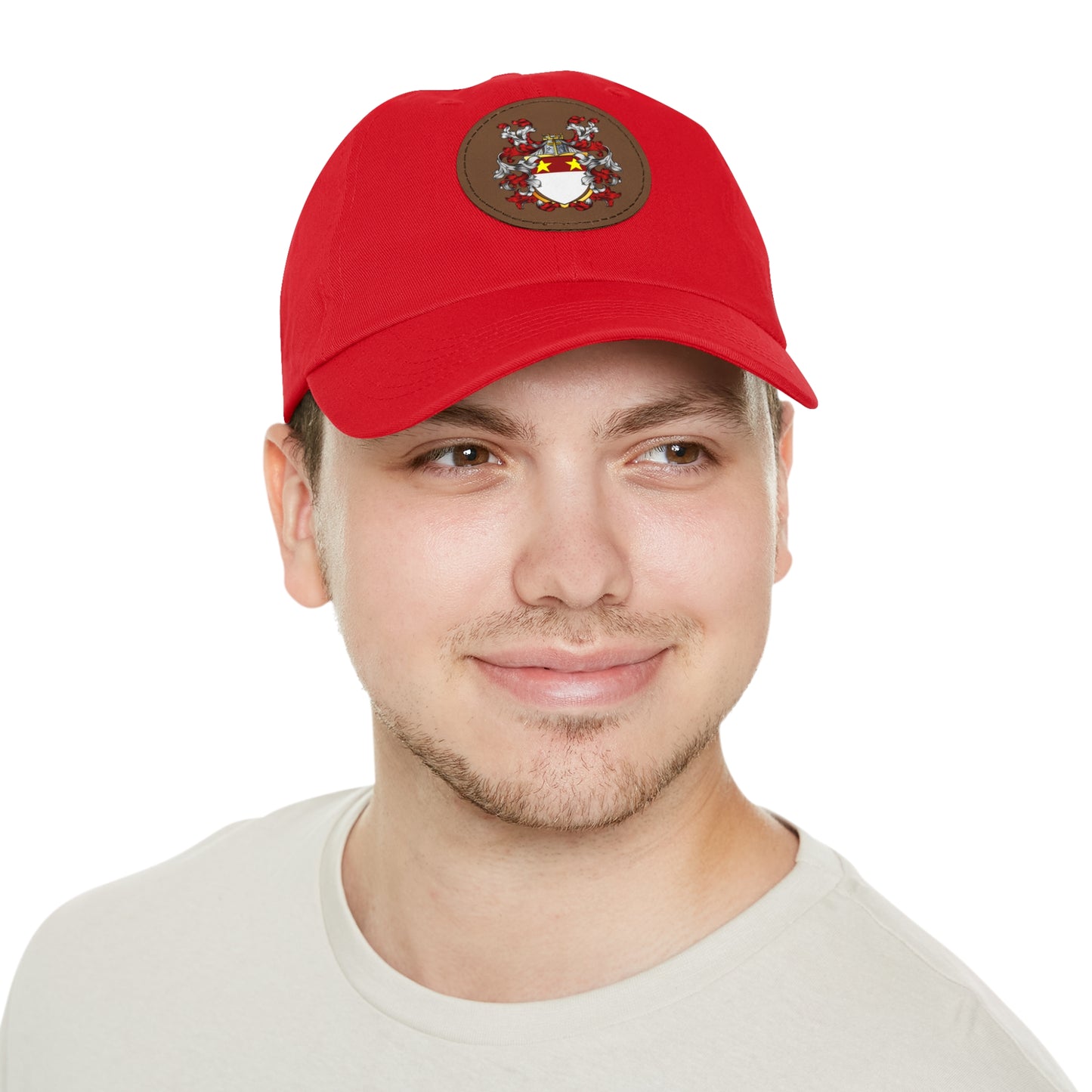 St. John Heraldry Hat with Leather Patch (Round)