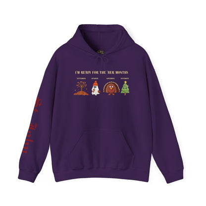 I'M READY FOR THE 'BER MONTHS Hoodie with St. John Heraldry