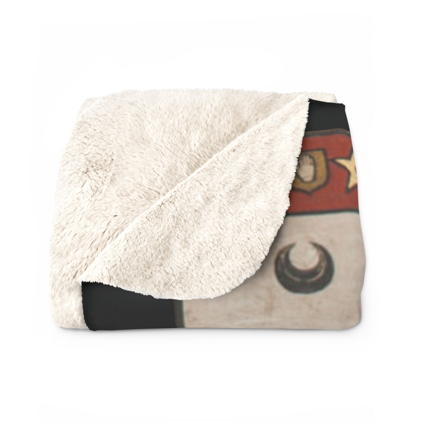 John de Port-St. John & Anne Leighton  Sherpa Fleece Blanket
